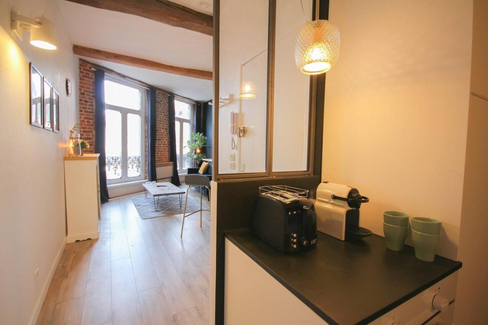 In The Heart Of Old Lille: Rue De La Monnaie Apartment Exterior foto